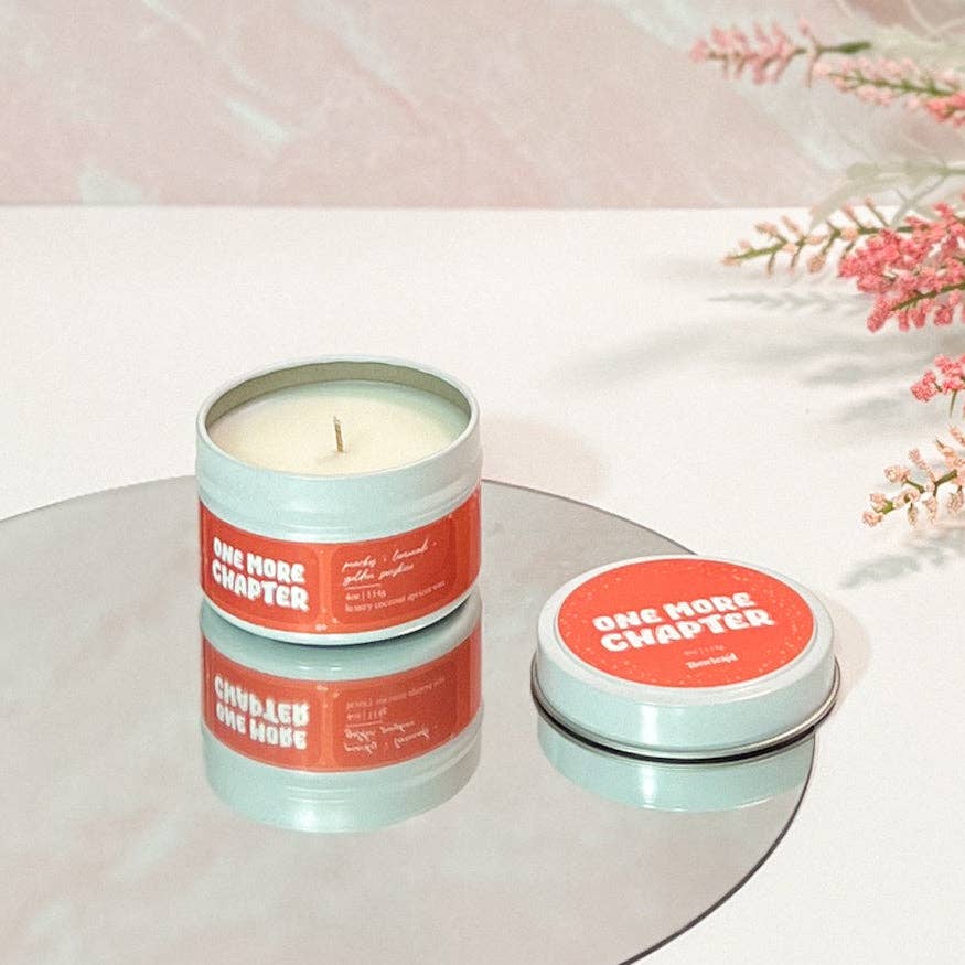 One More Chapter Candle - 4oz Book-Inspired Lux Coconut Wax