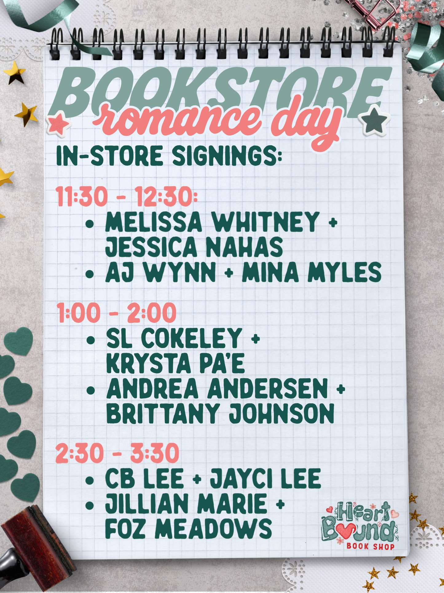 Bookstore Romance Day 2026