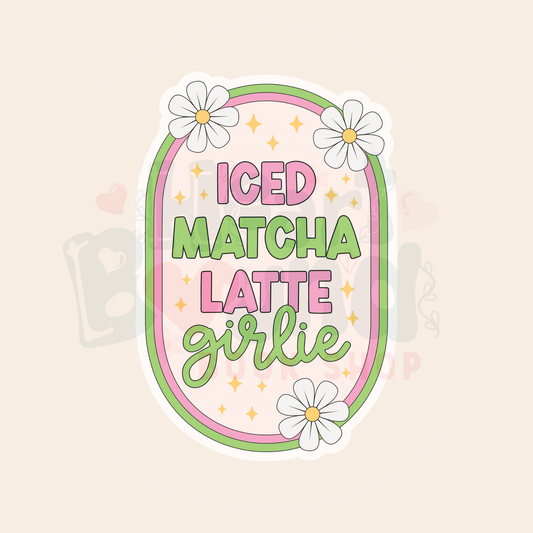 Iced Matcha Latte Girlie