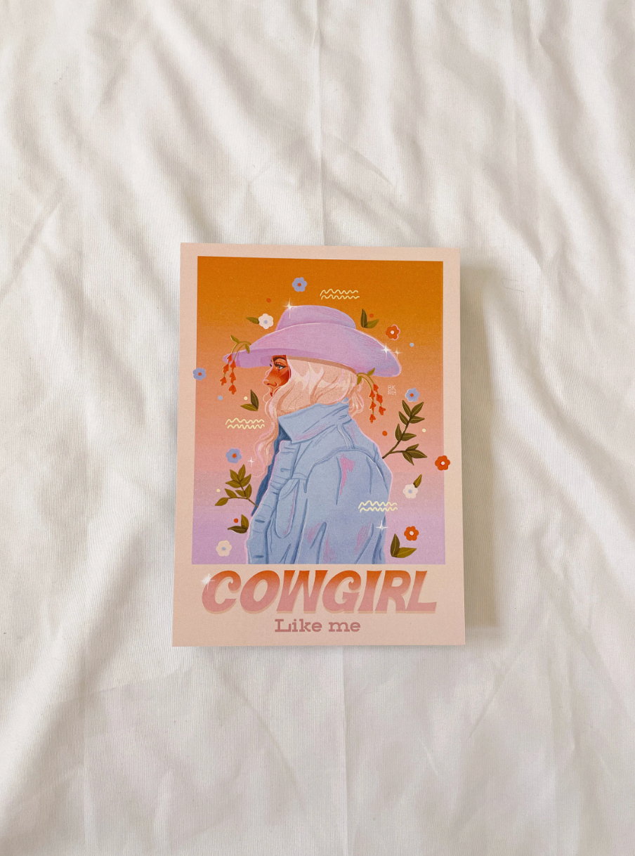 Cowgirl Like Me Gradient Print