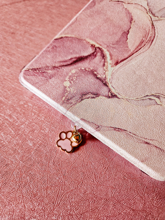 Paw Prints Kindle Charm