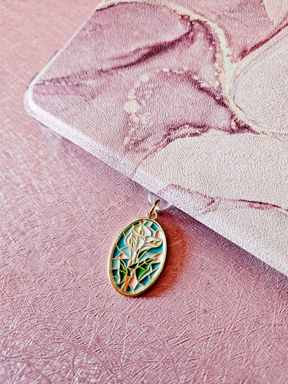 Stained Glass Kindle Charm