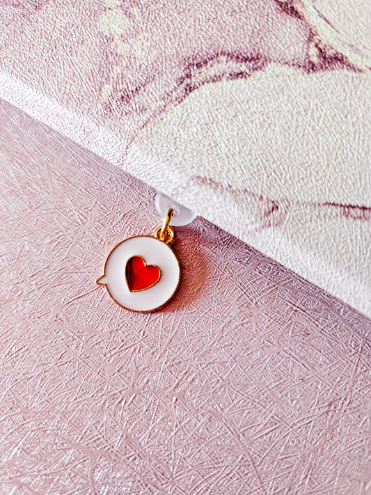 Chatty Heart Kindle Charm