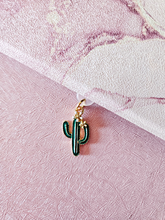 Flowering Cactus Kindle Charm