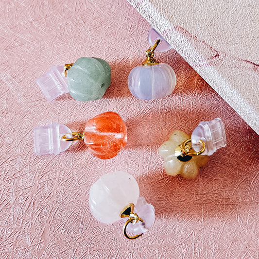 Jade Pumpkin Kindle Charm