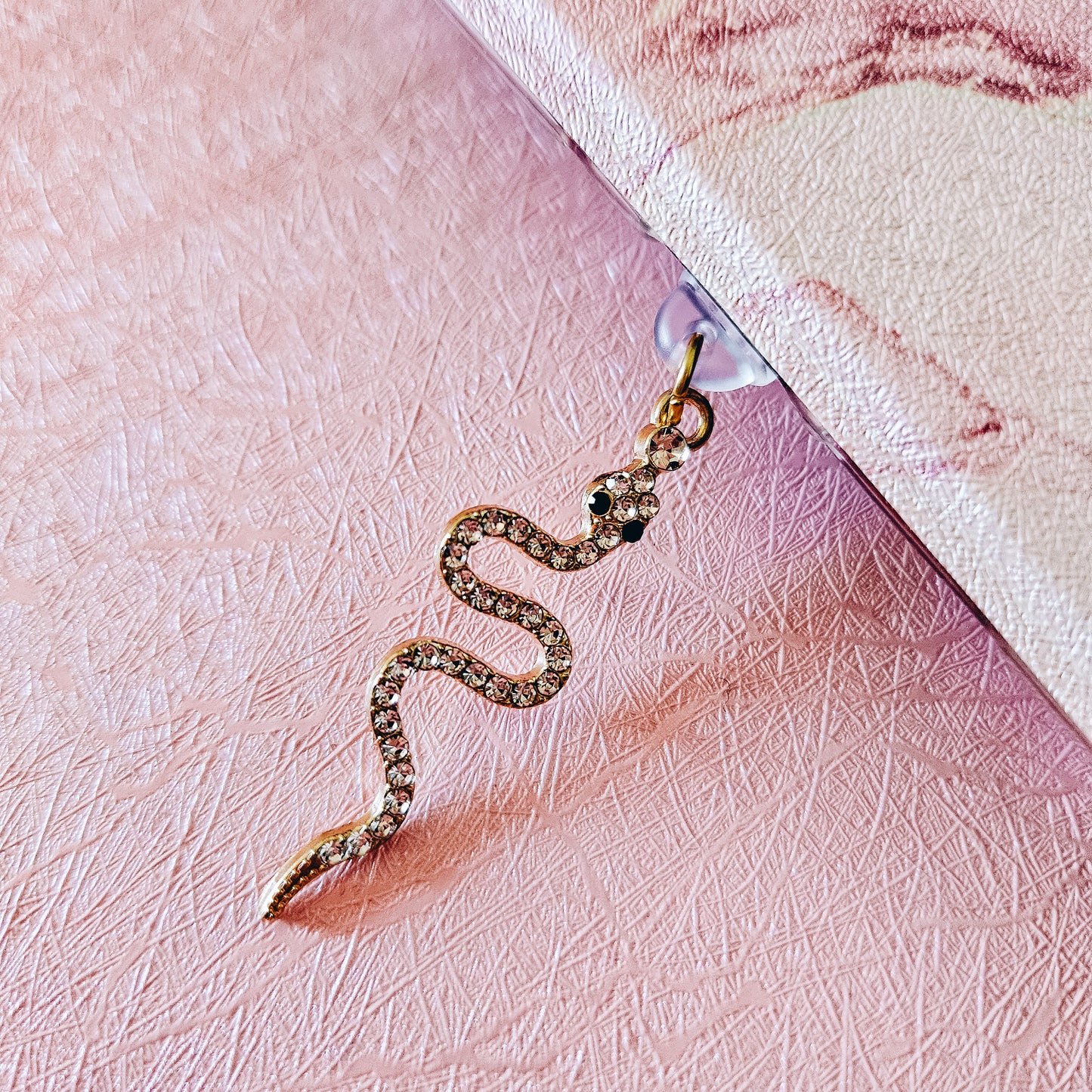 Crystal Snake Kindle Charm