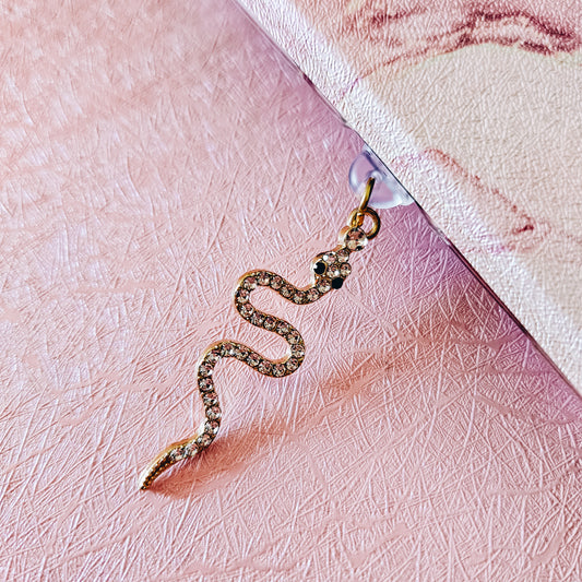 Crystal Snake Kindle Charm