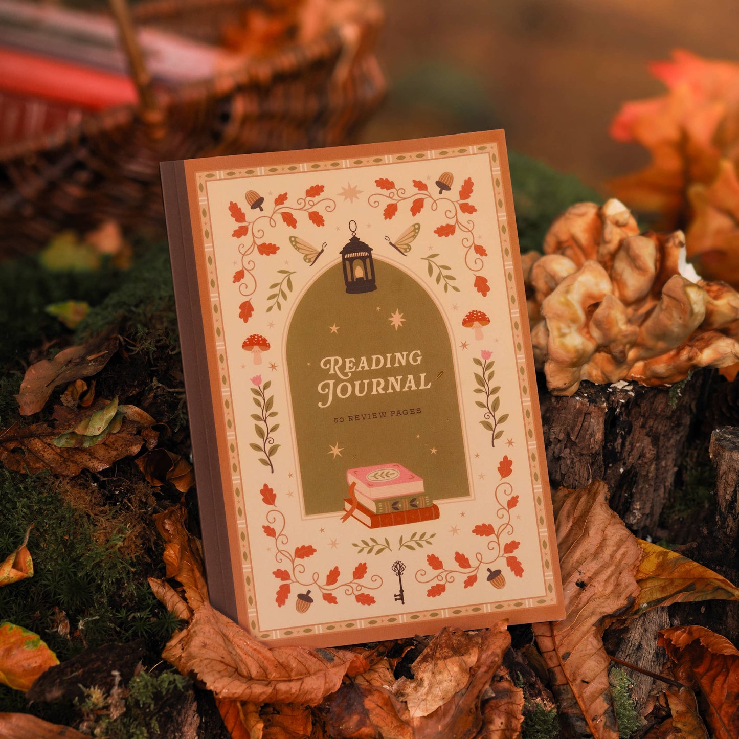 Cosy Season Reading Journal – 50 Book Review Notebook