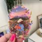 Mountain Meadow Clear-Back Sticker