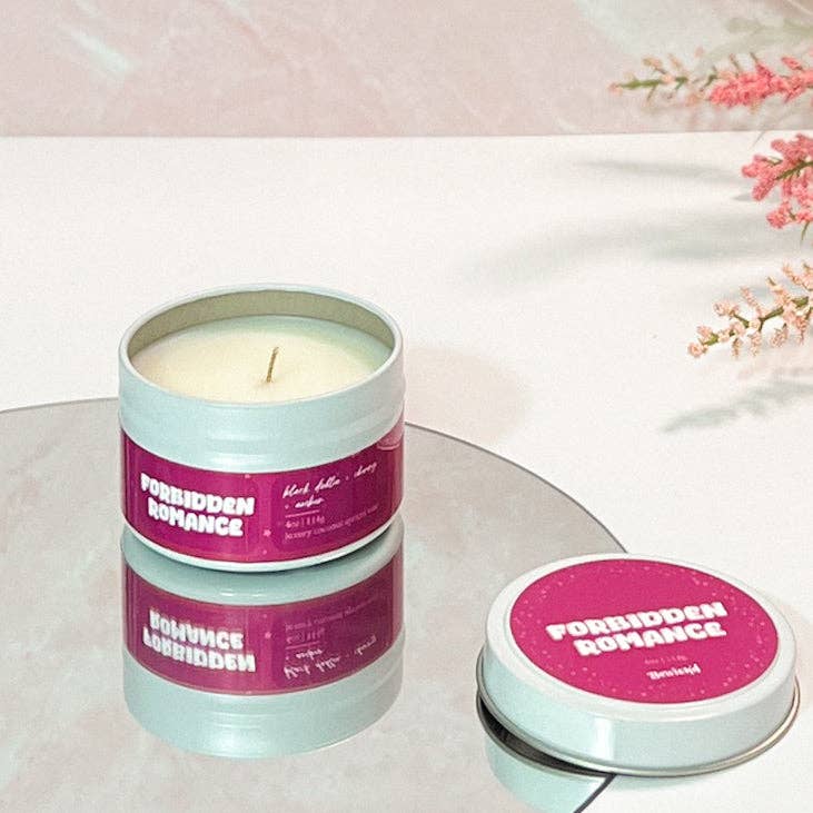 Forbidden Romance Candle - 4oz Book-Inspired Lux Coconut Wax