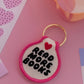 Read More Books Round Patch Keychain