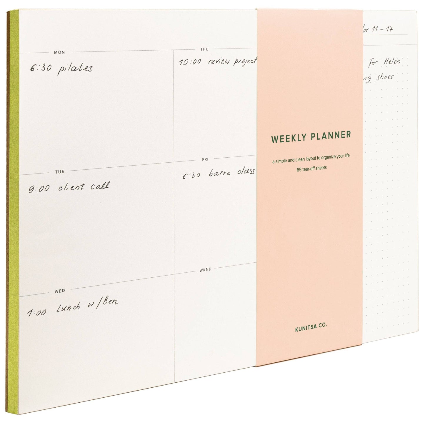 Weekly Planner Pad