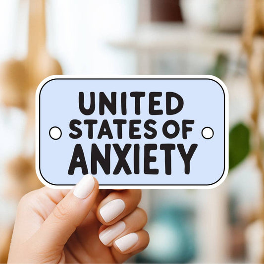 United States of Anxiety Sticker