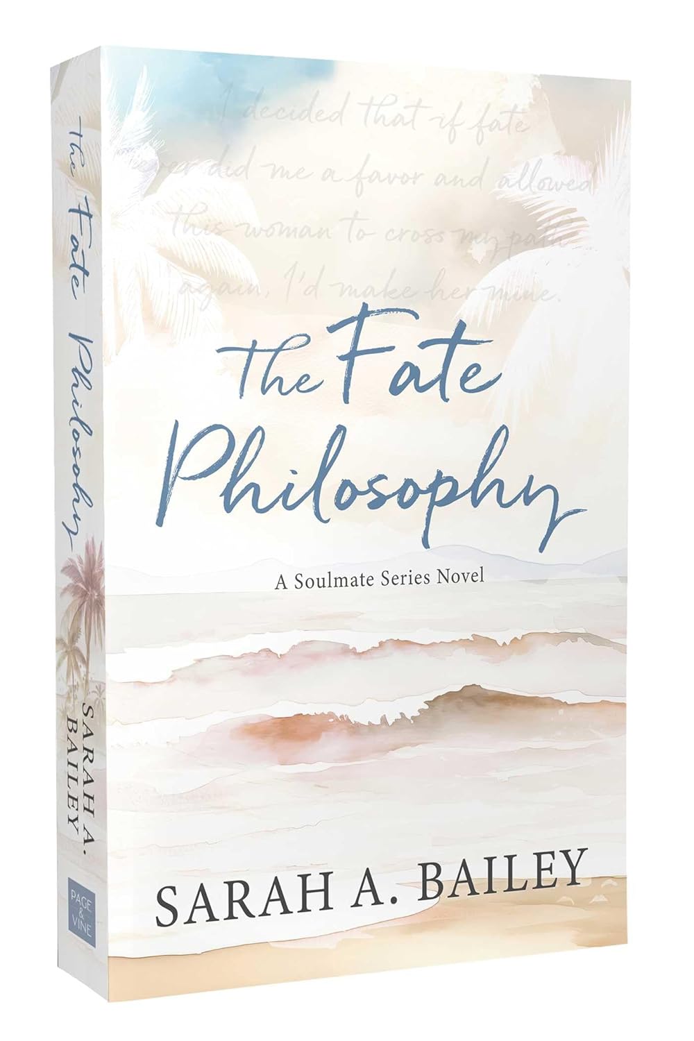 THE FATE PHILOSOPHY by SARAH A. BAILEY