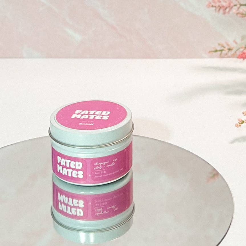 Fated Mates Candle - 4oz Book-Inspired Luxury Coconut Wax