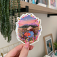 Mountain Meadow Clear-Back Sticker