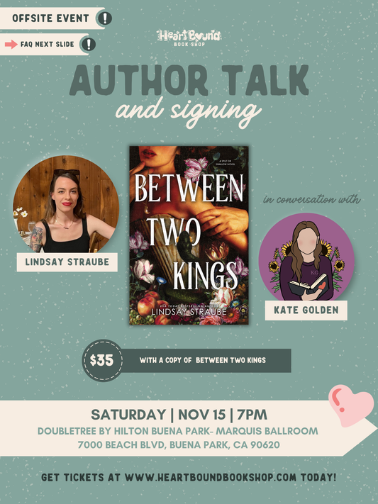 Author Talk: Lindsay Straube with Kate Golden
