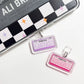 Bookish Plate e-Reader Charm Dust Plug