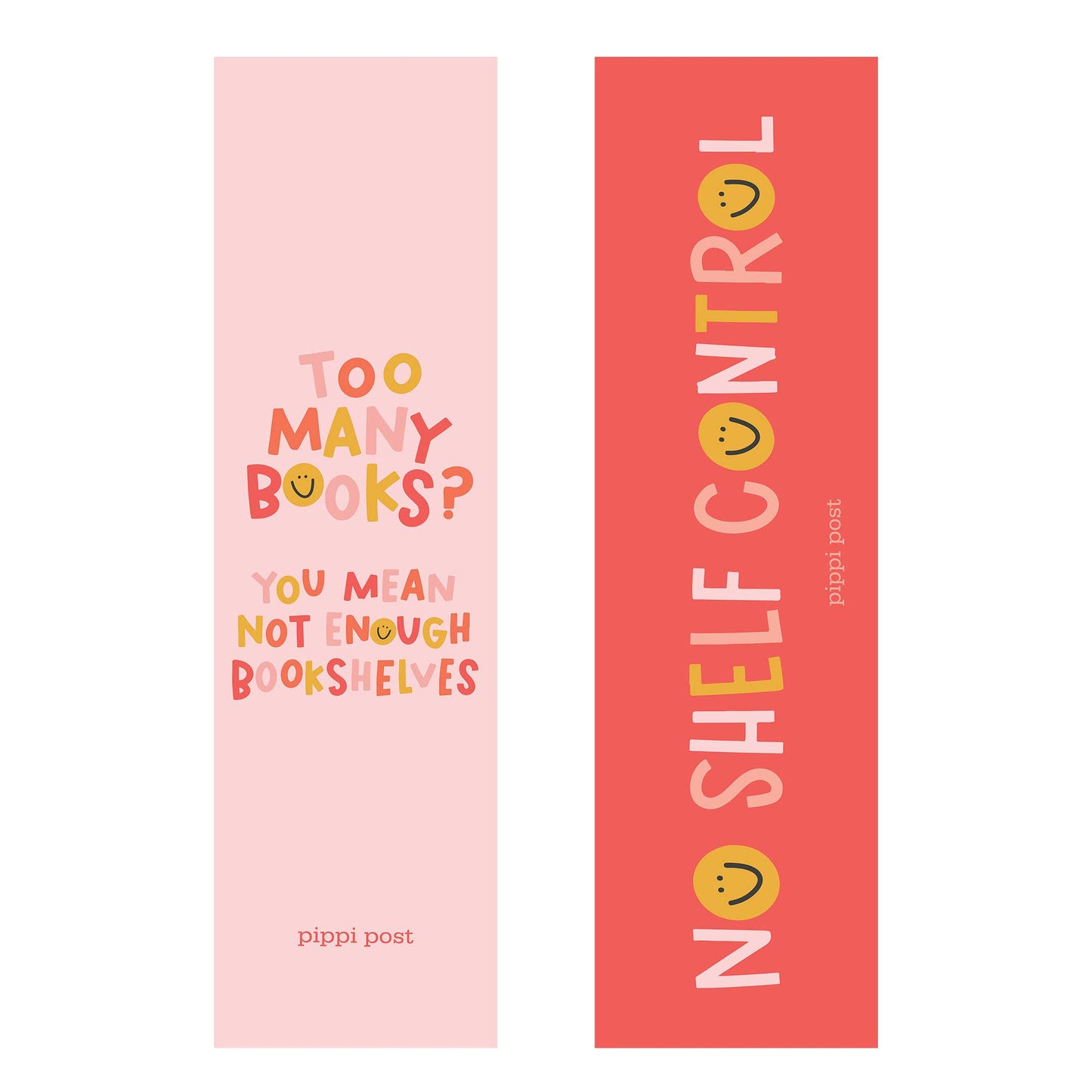 Too Many Books Bookmark Set