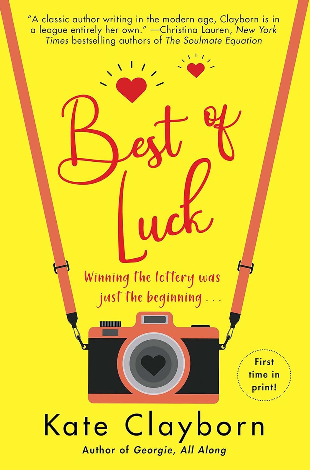 BEST OF LUCK by KATE CLAYBORN