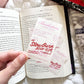 Slow Burn Book Club Customer Receipt - Bookish Stickers