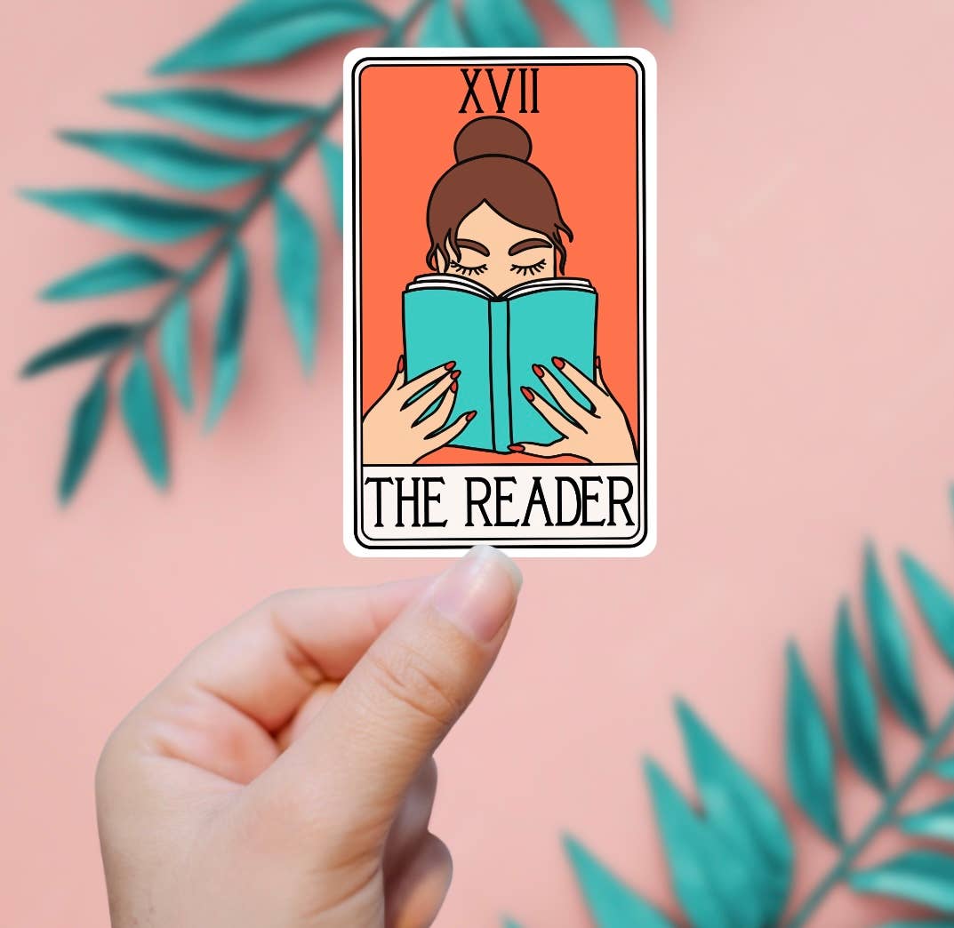 The Reader Tarot Card Sticker