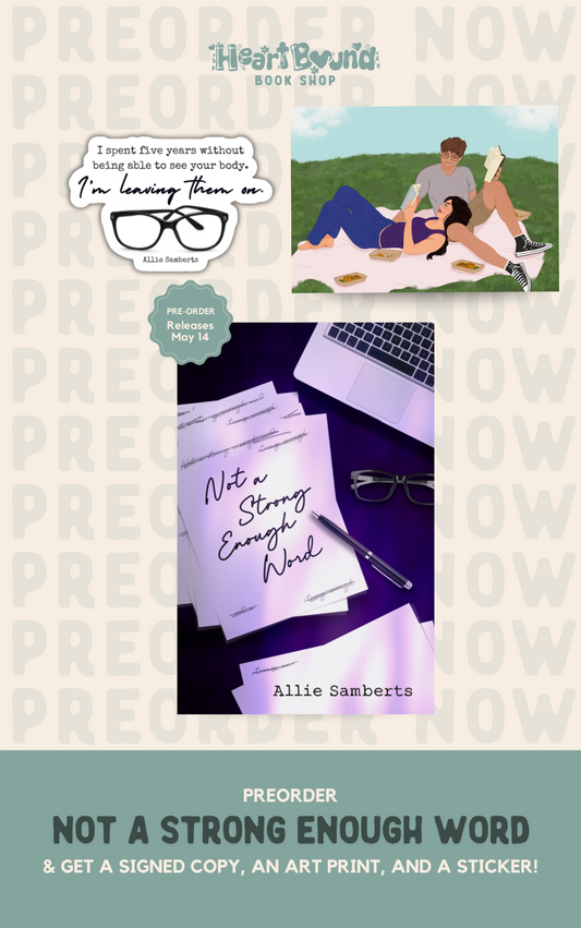 (PRE-ORDER) NOT A STRONG ENOUGH WORD by ALLIE SAMBERTS
