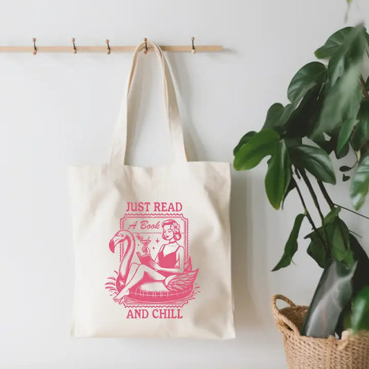 Just Read A Book and Chill Small Tote Bag