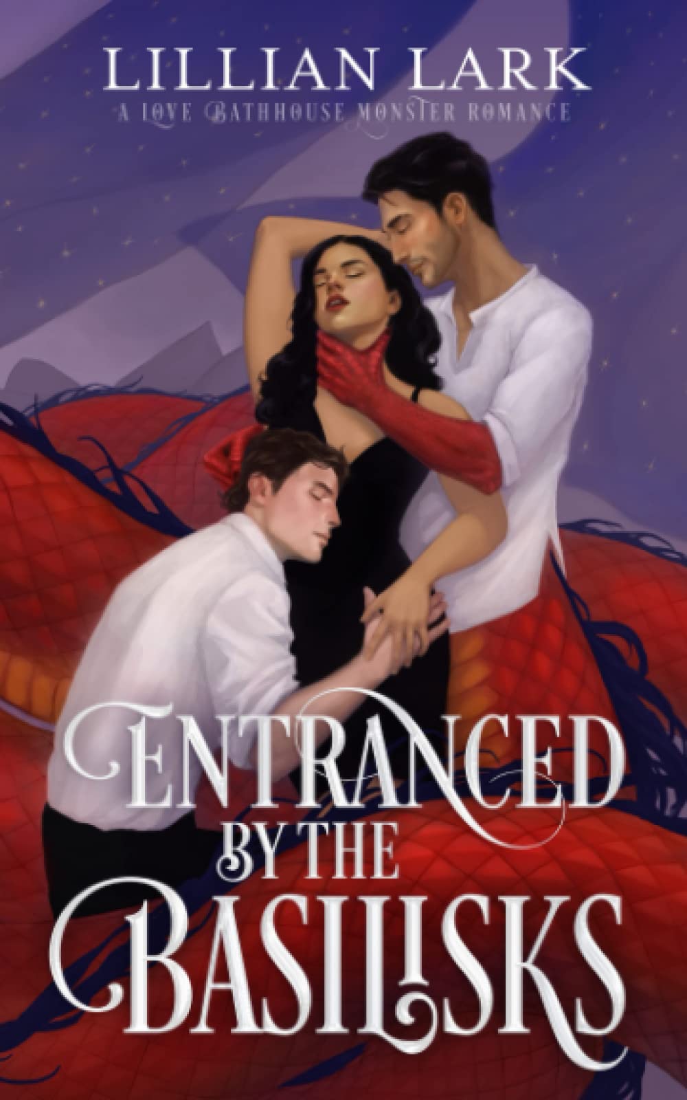 ENTRANCED BY THE BASILISKS: A LOVE BATHHOUSE MONSTER ROMANCE by LILIAN LARK