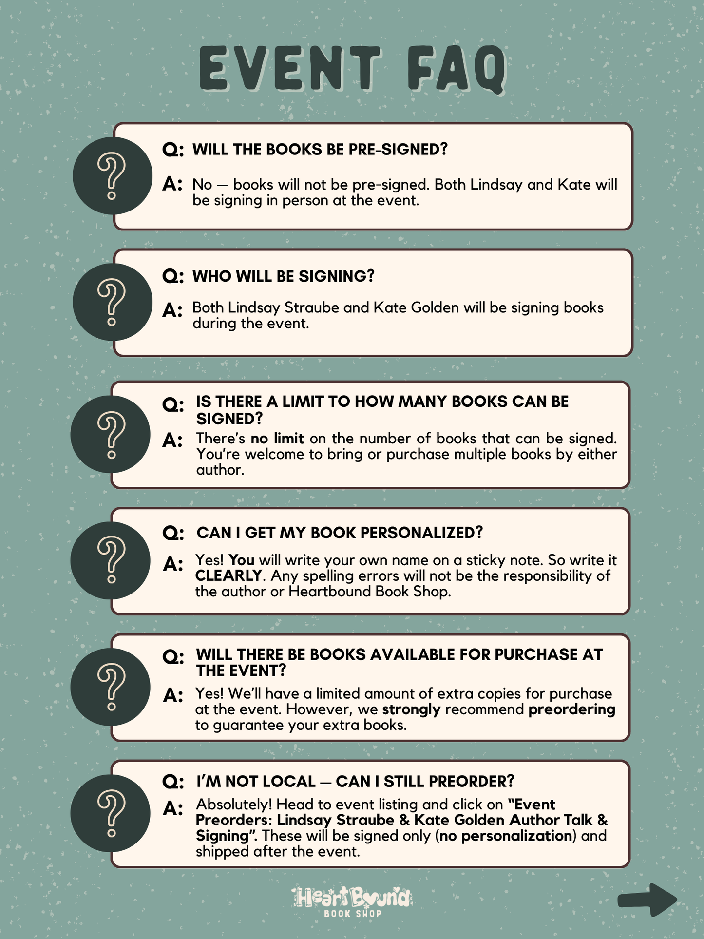 Author Talk: Lindsay Straube with Kate Golden