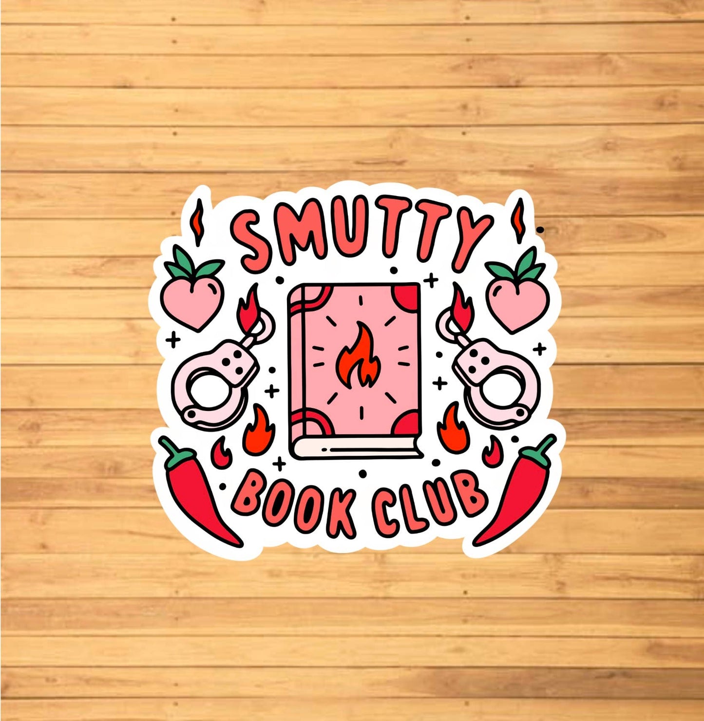 Smutty Book Club Sticker