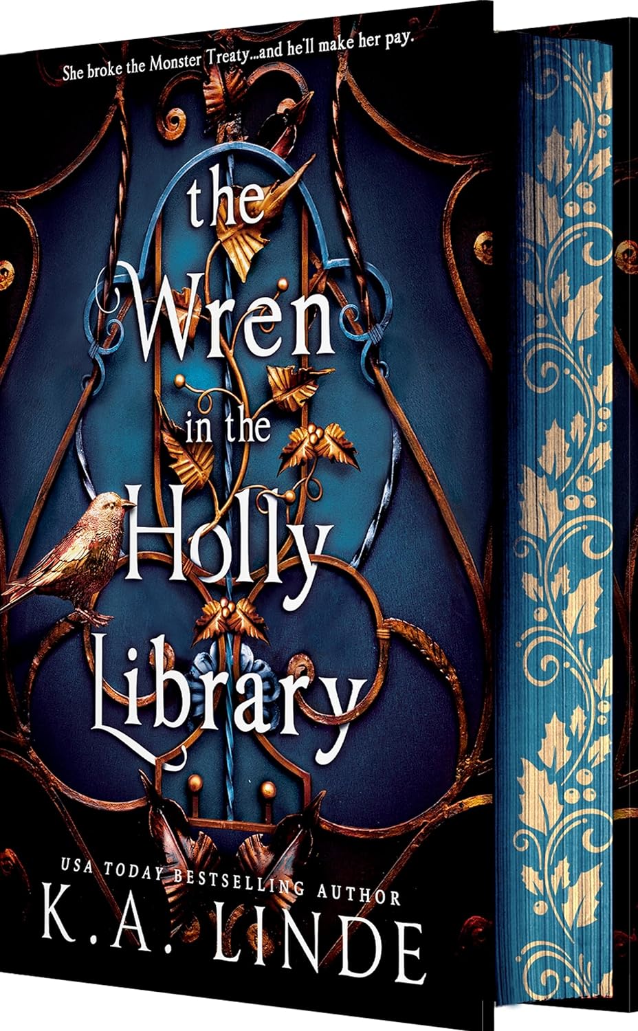 THE WREN IN THE HOLLY LIBRARY (DELUXE EDITION) by K. A. LINDE