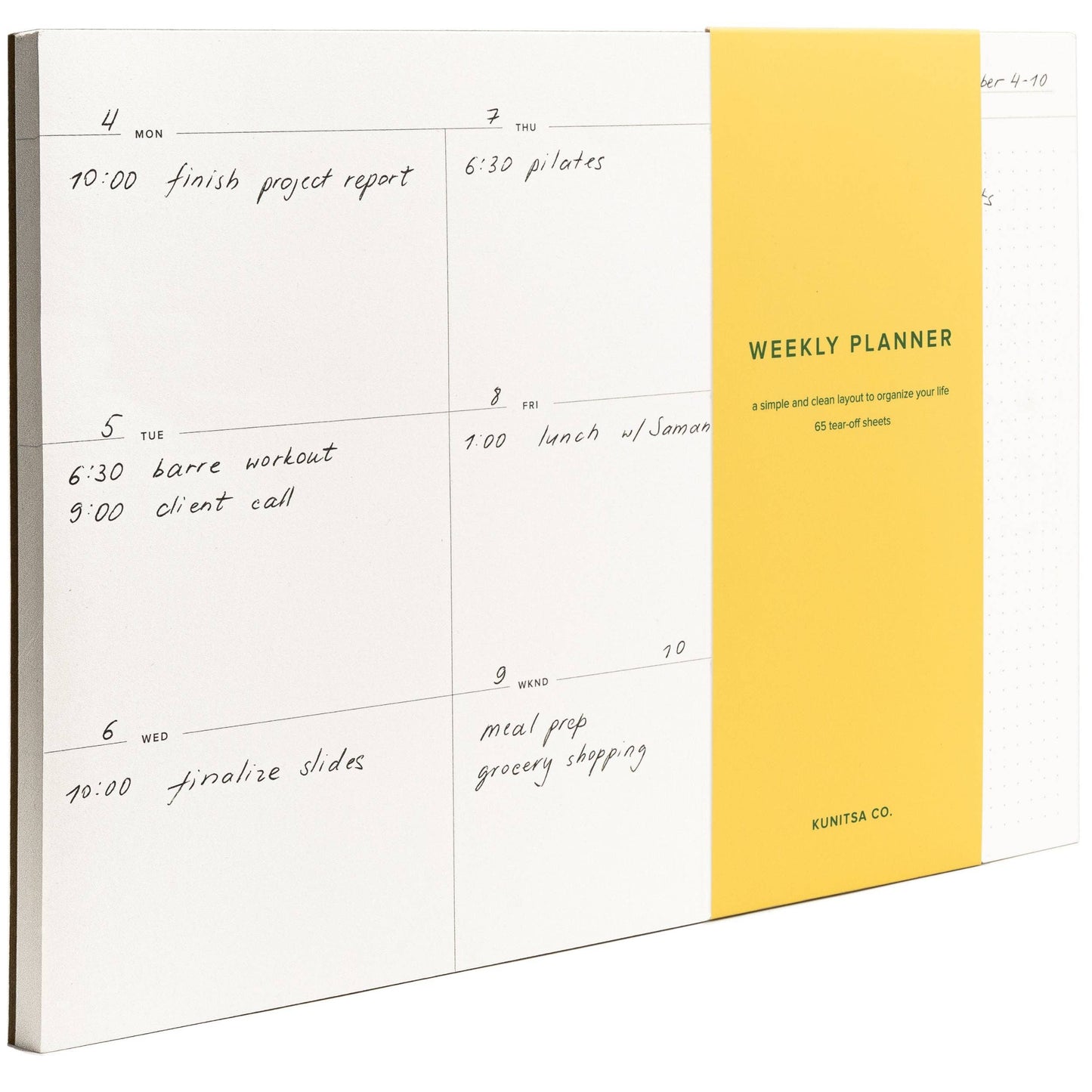 Weekly Planner Pad