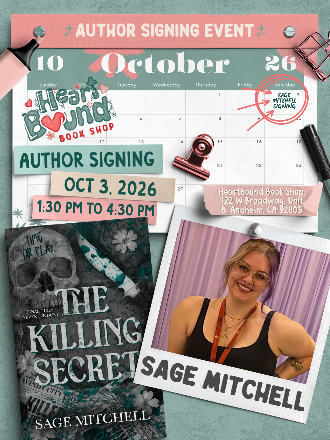 In-Store Signing: Sage Mitchell