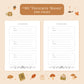 Cosy Season Reading Journal – 50 Book Review Notebook