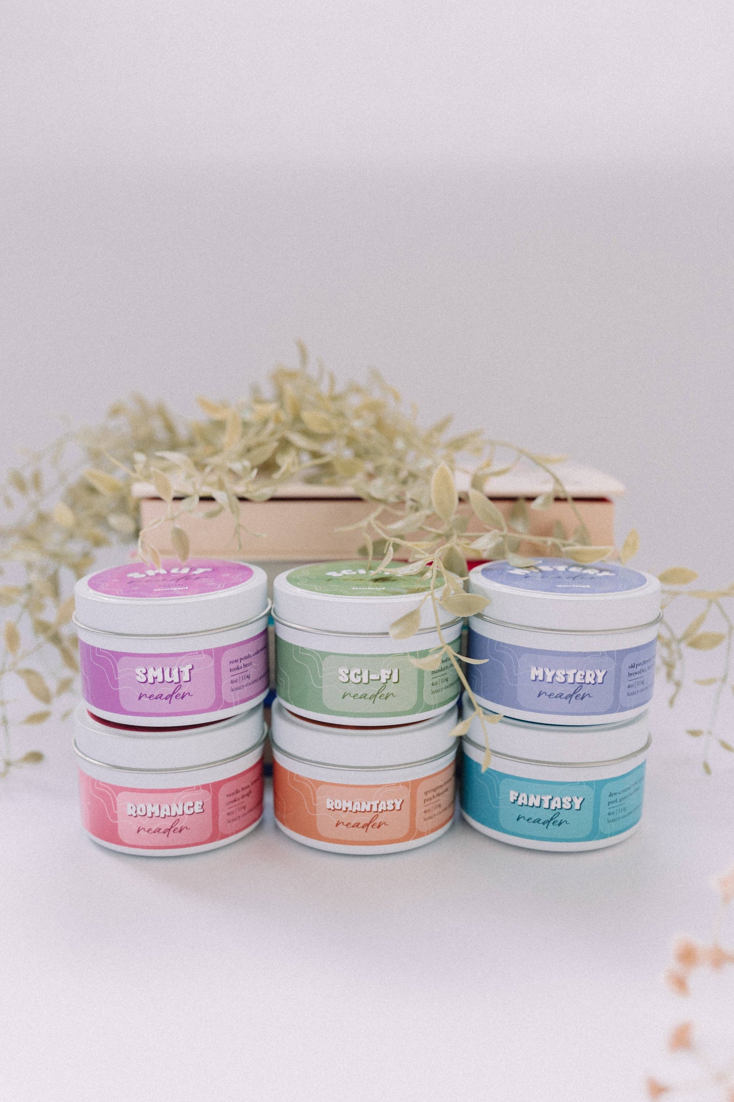 Fantasy Reader Candle - 4oz Book-Inspired Luxury Coconut Apricot Wax