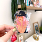 Cutie Cowgirl Clear-Back Sticker