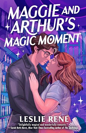 MAGGIE AND ARTHUR'S MAGIC MOMENT by LESLIE RENE