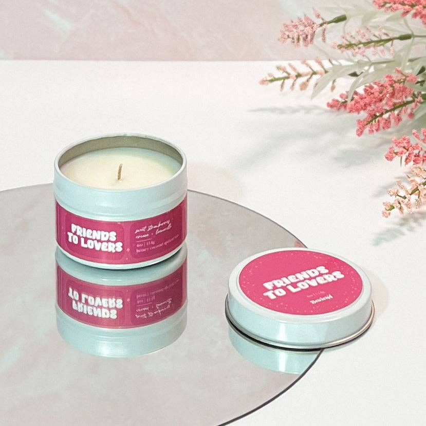 Friends to Lovers Candle - 4oz Book-Inspired Coconut Wax