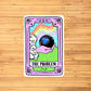 The Problem Tarot Card Sticker