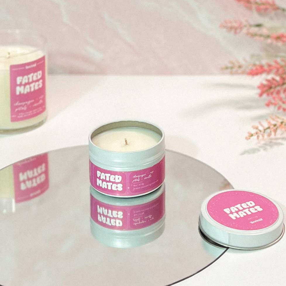 Fated Mates Candle - 4oz Book-Inspired Luxury Coconut Wax