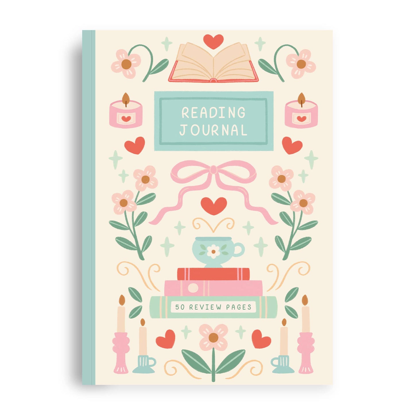 Reading Journal – 50 Page Book Review Notebook
