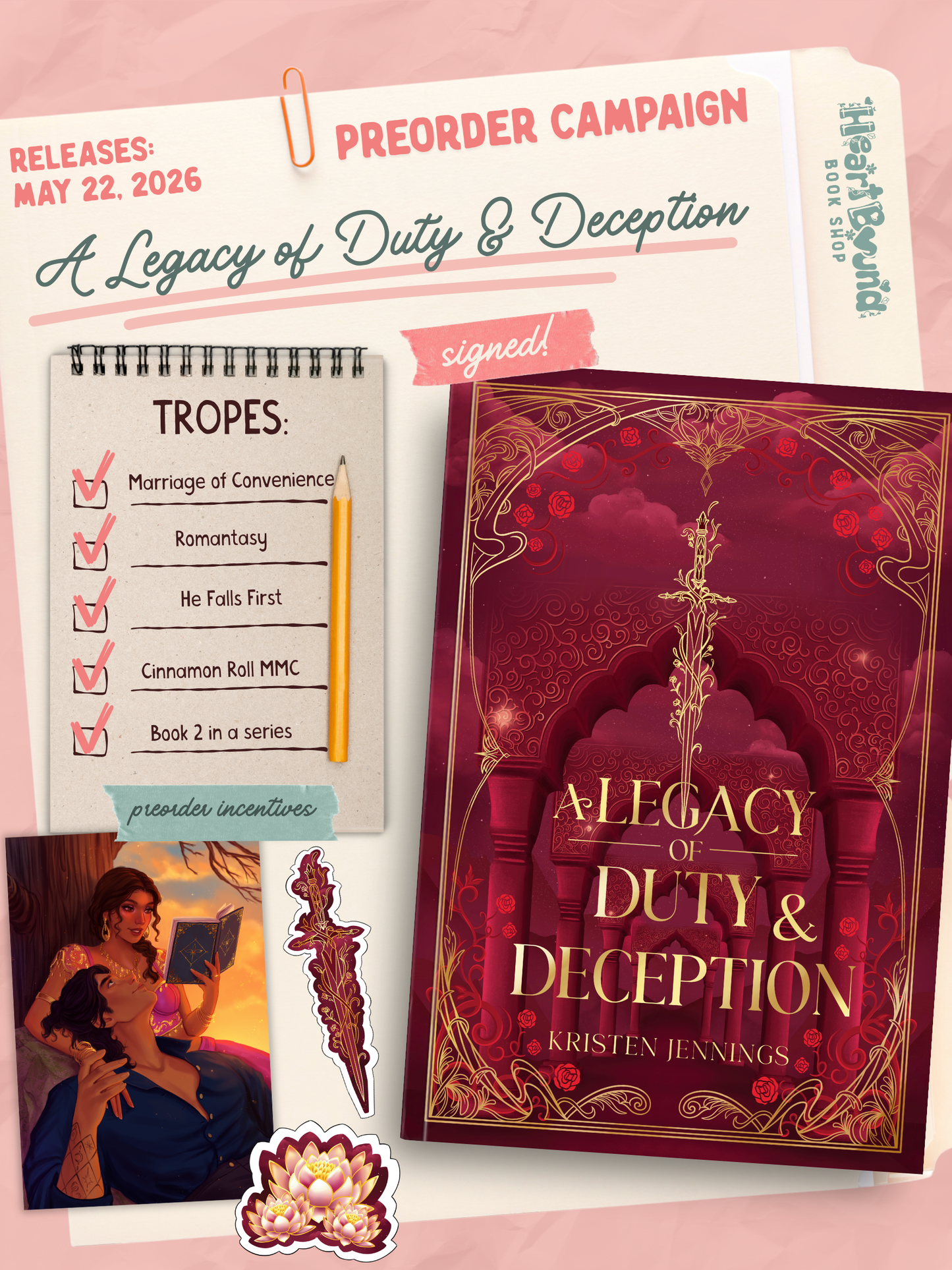 (PRE-ORDER A Legacy of Duty & Deception by Kristen Jennings