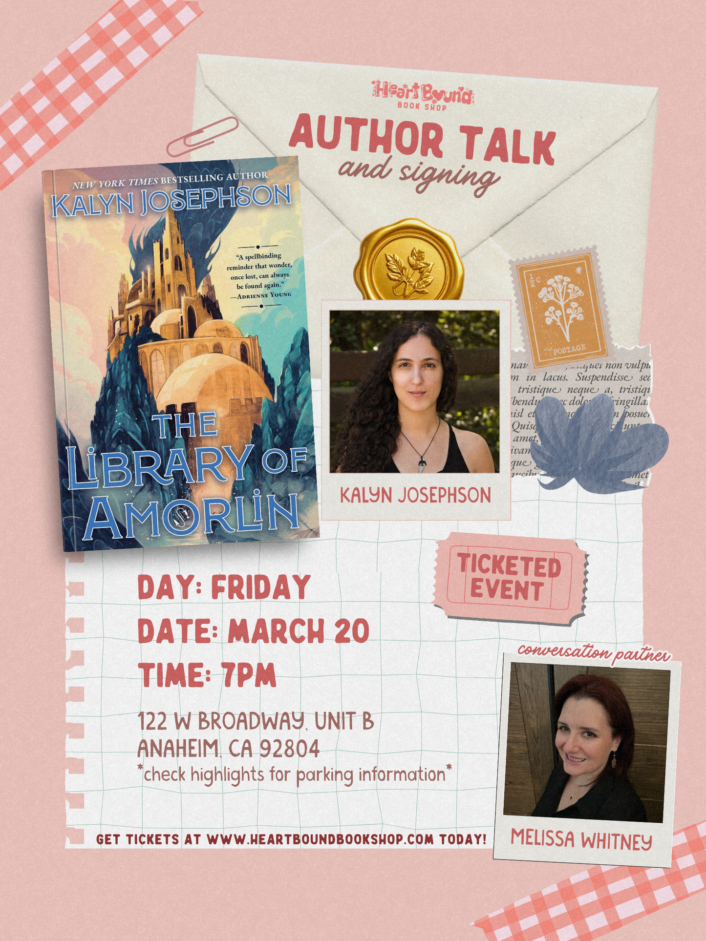 Author Talk and Signing: Kalyn Josephson