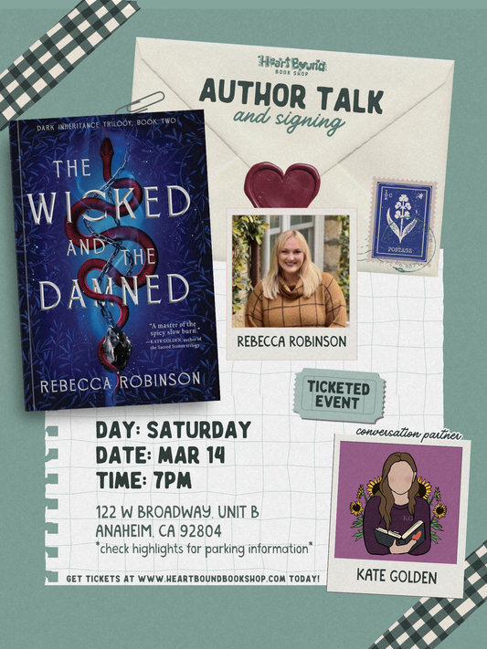 Author Talk and Signing: Rebecca Robinson with Kate Golden