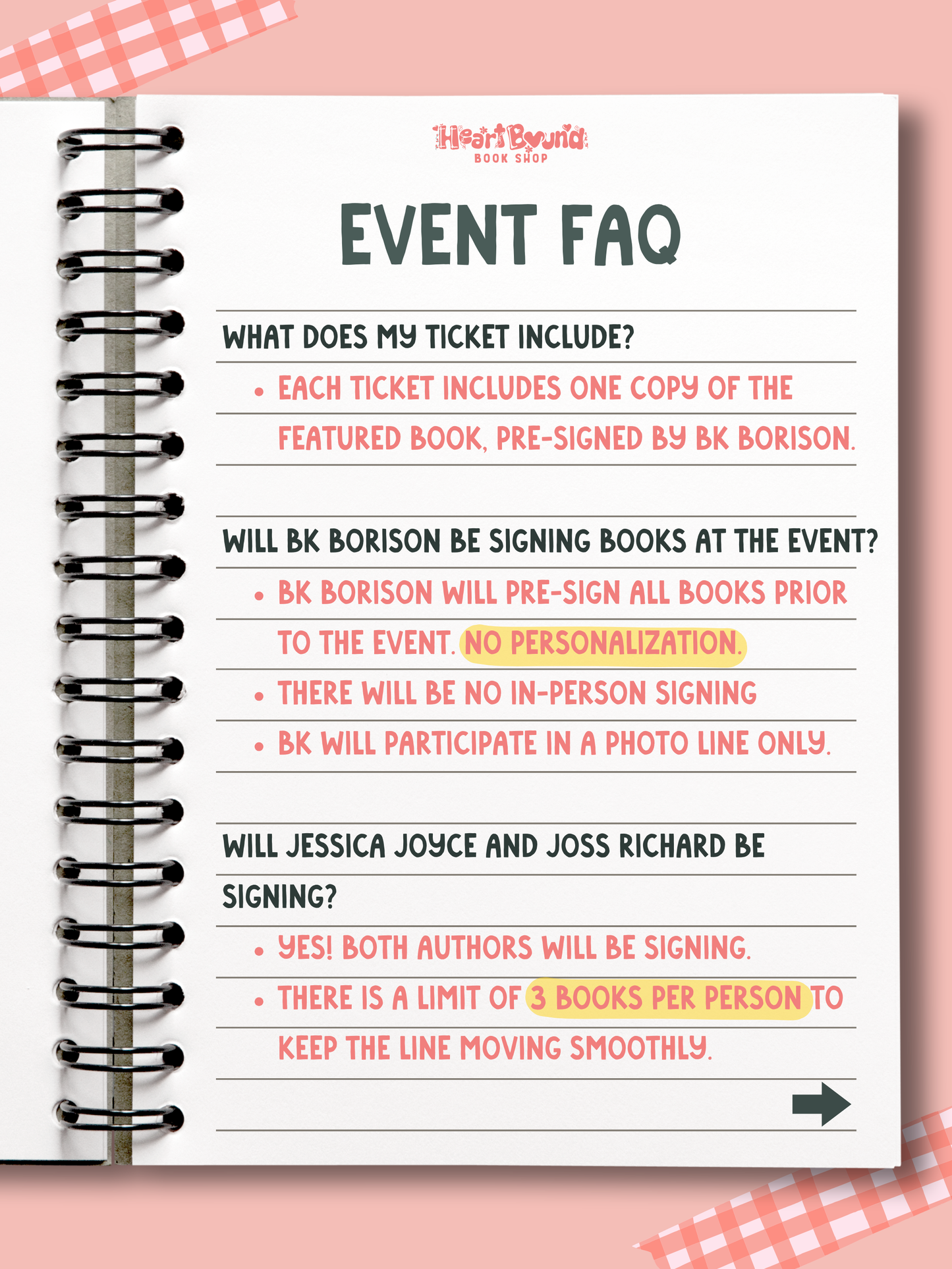 Author Talk: B.K. Borison with Jessica Joyce and Joss Richard