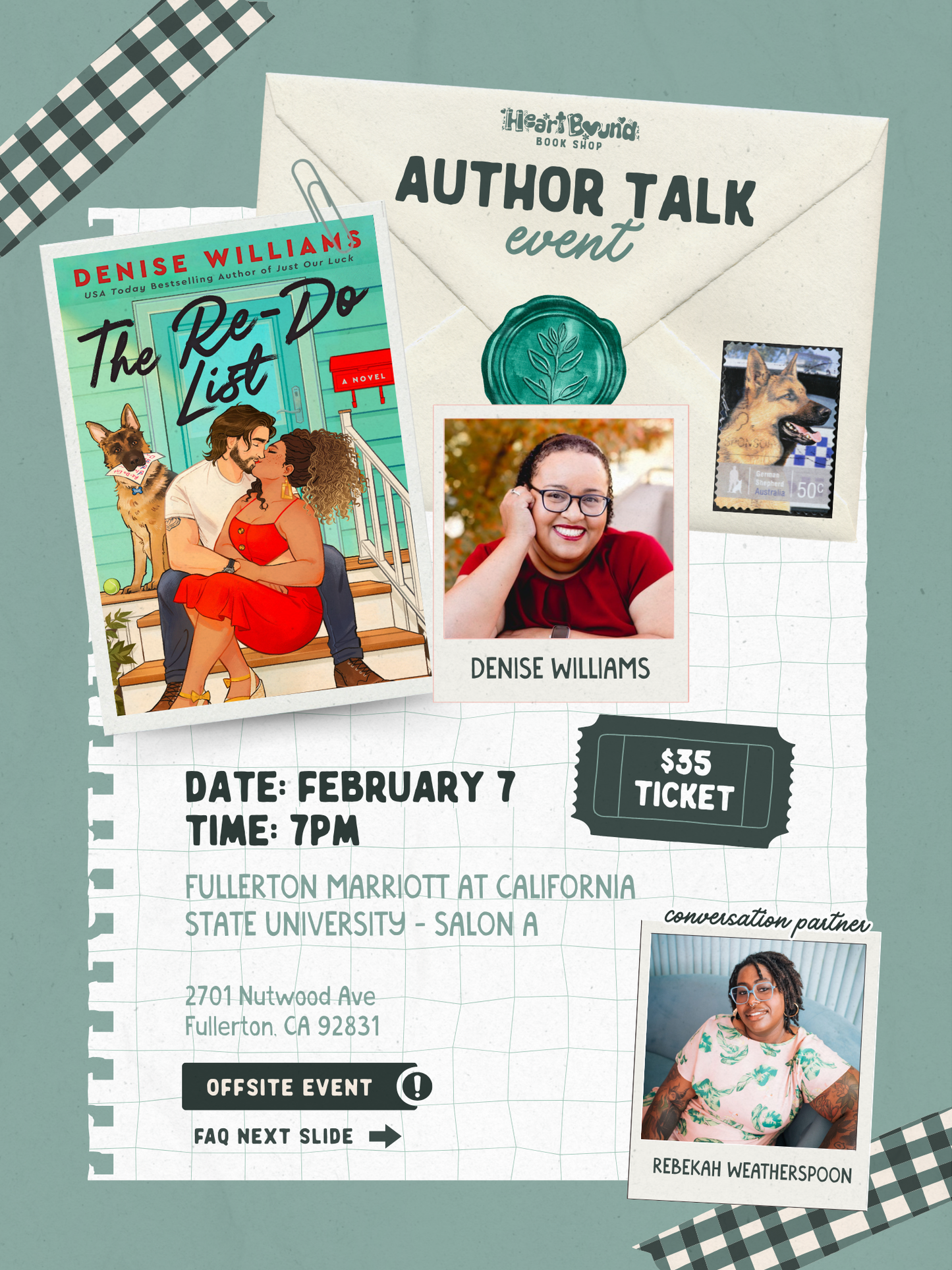 Author Talk & Signing: Denise Williams with Rebekah Weatherspoon