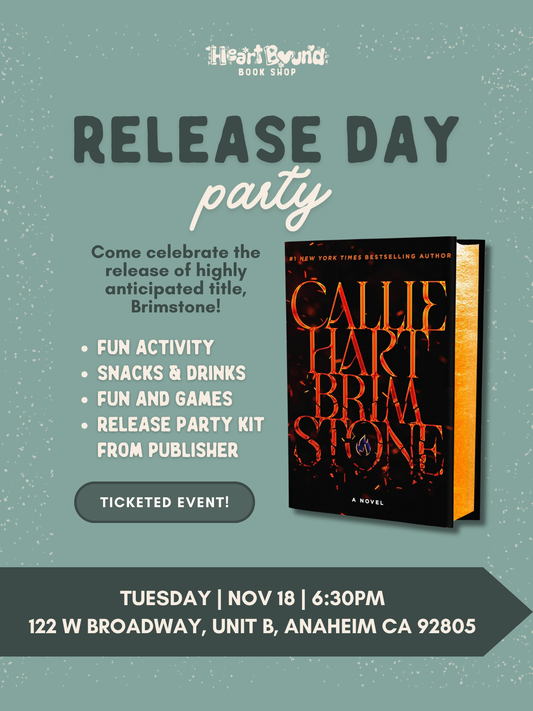 Release Day Party: Brimstone by Callie Hart
