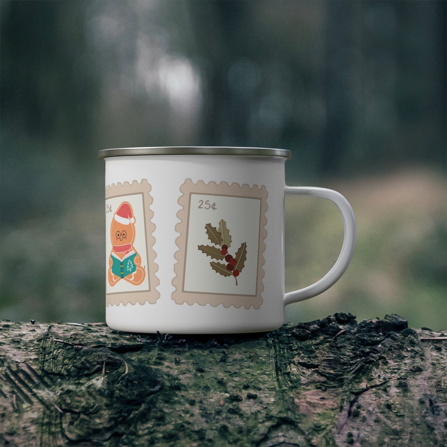 Heartbound Festive Enamel Camping 12oz Mug