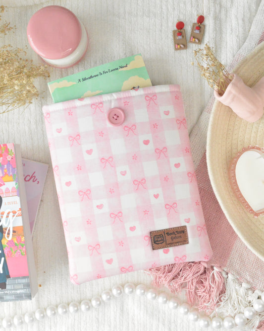 Hearts and Stripes Book Sleeve